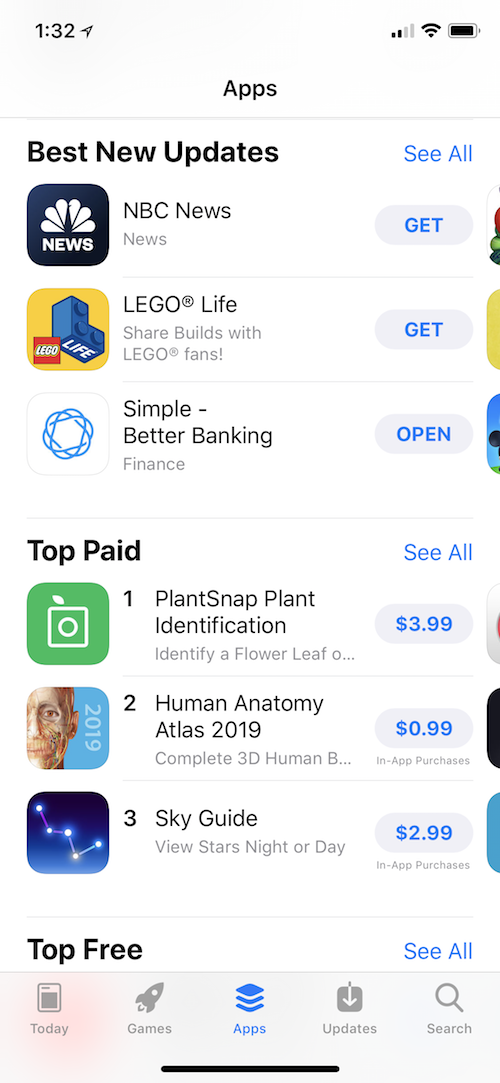 Simple Featured On Apple App Store